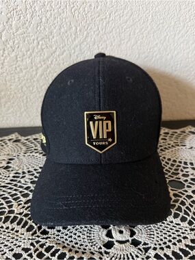 Disney Black Wool Blend VIP Baseball Cap